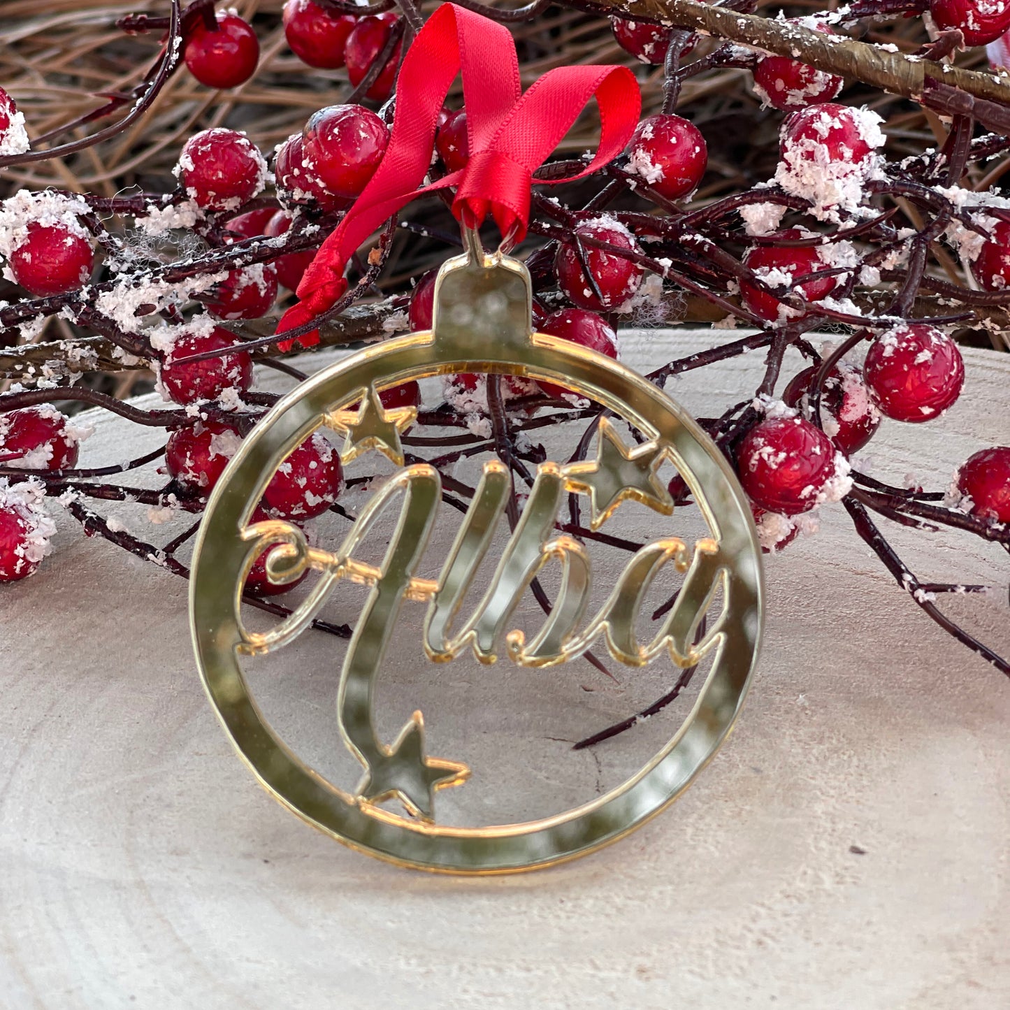 Adorno de Navidad - BOLITA ESTRELLADA