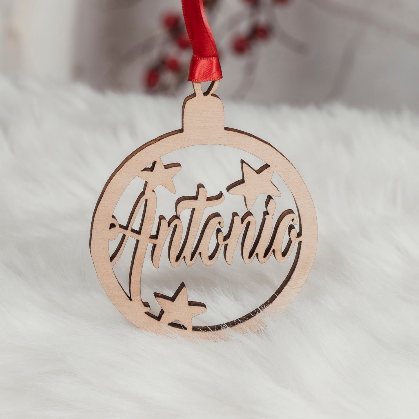 Adorno de Navidad - BOLITA ESTRELLADA