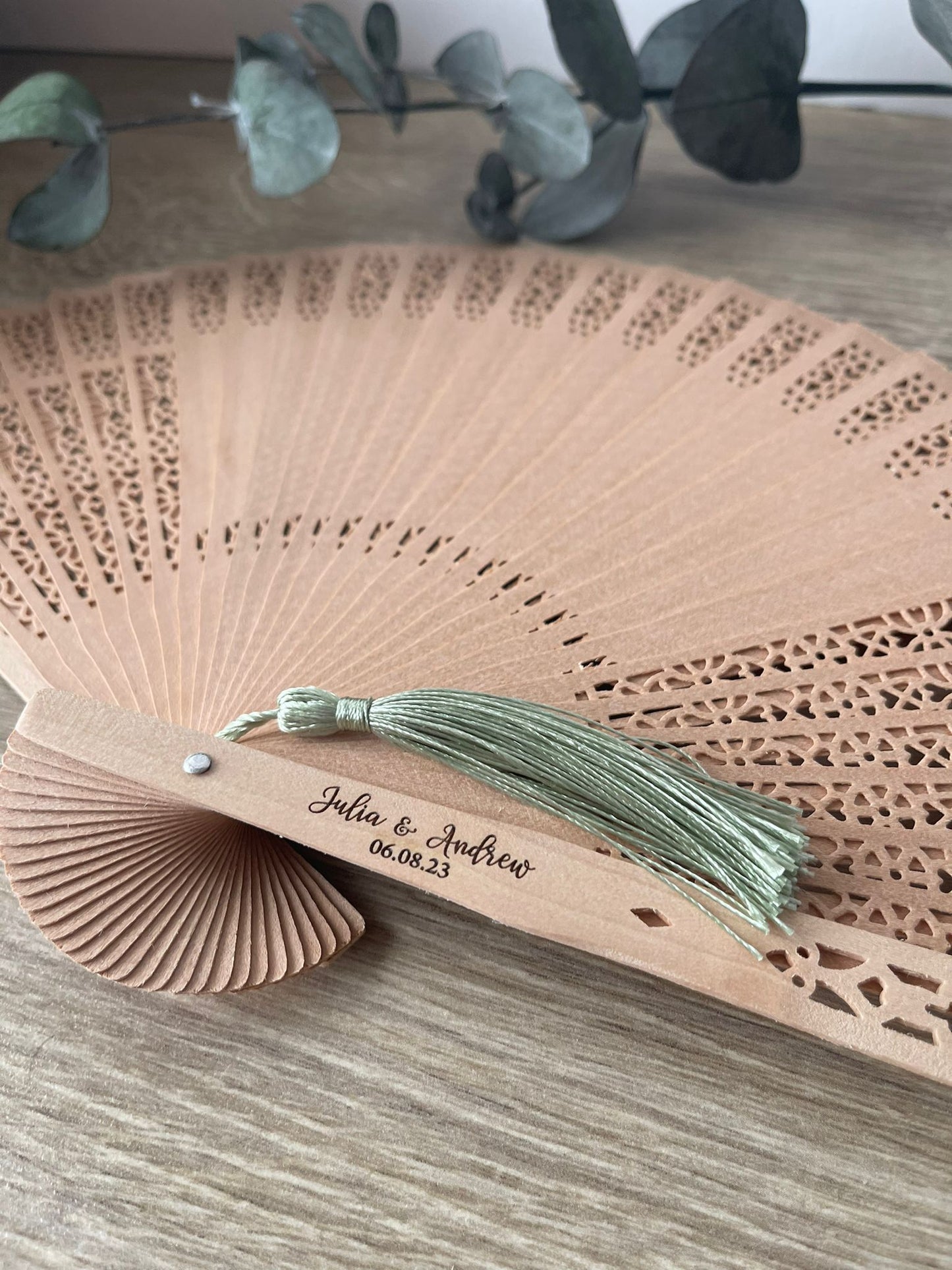 Abanico Personalizado - WOOD