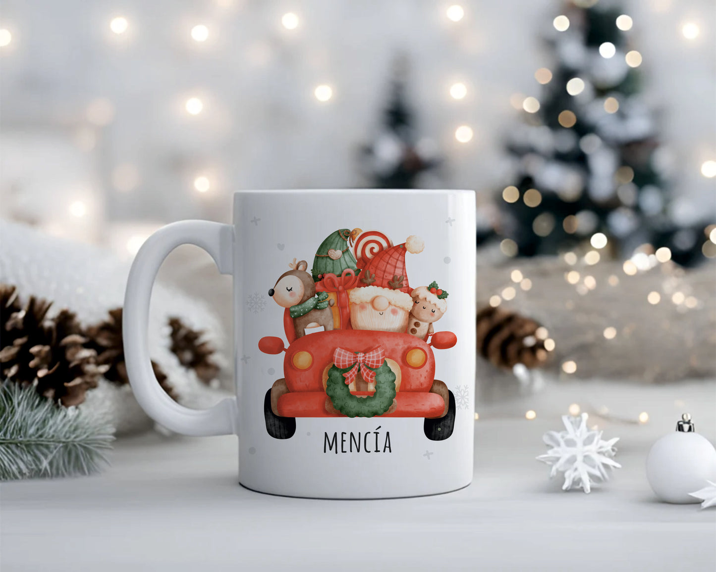 Taza Navideña - SANTA