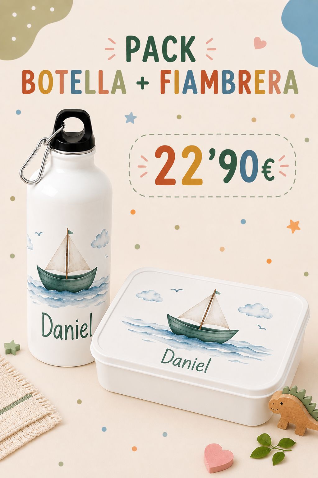 Fiambrera y Botella - BABY